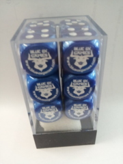 Dice - Blue Ox Dice (d6) Block - 12 16mm dice block